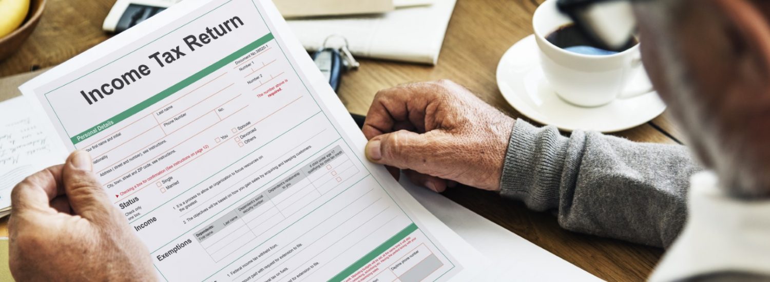 Income Tax Return Deduction Refund Concept Income Tax Return Deduction Refund Concept